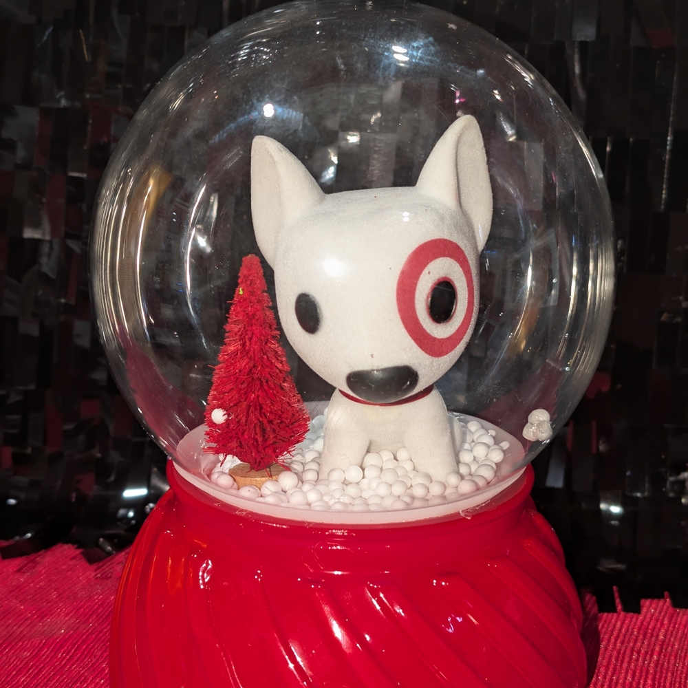 Funko Bullseye Pop! Target Exclusive Customized Snow Globe